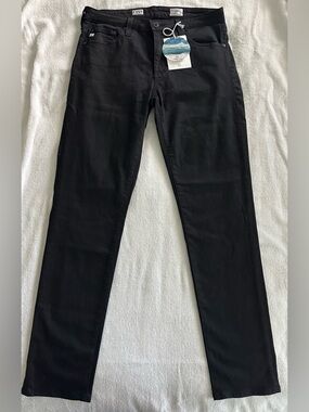 AG Adriano Goldschmied B-Type 02 Cigarette Jeans Black Night‎ Women's 29x30 NWT